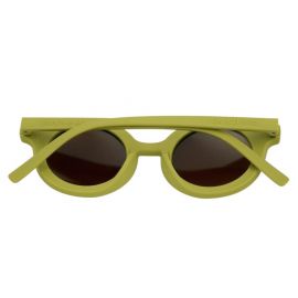 Runde Polarisierte Kinder-Sonnenbrille - Chartreuse