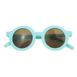 Runde Polarisierte Kinder-Sonnenbrille - Aqua