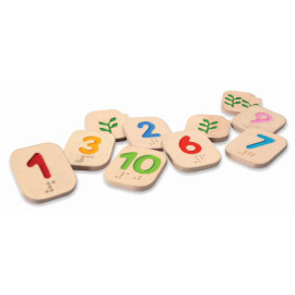 Plan Toys - Zahlen in Braille lernen