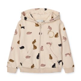 Baldur Strickjacke mit Kapuze - Miauw & Apple blossom mix