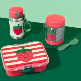 Spark Style Lunchbox mit snackdöschenn - Strawberry