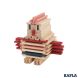 Box Kapla mit 120 Planken - Blau, Rot, Pink