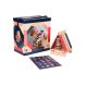 Box Kapla mit 120 Planken - Blau, Rot, Pink