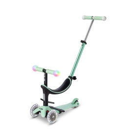 Micro Scooter Mini2Grow Deluxe Magic LED - Mint