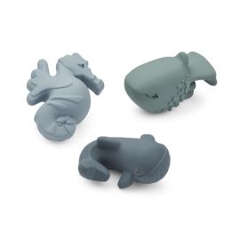 Badespielzeug Nori - Sea creature & Whale blue mix