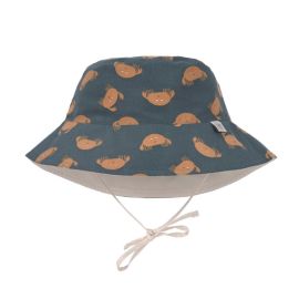 Sonnenschutz Eimer Hut Krabben blau