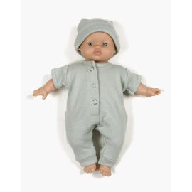 Collection Babies - Strampler Lili fÃ¼r Puppen und BabymÃ¼tze ThÃ© Vert