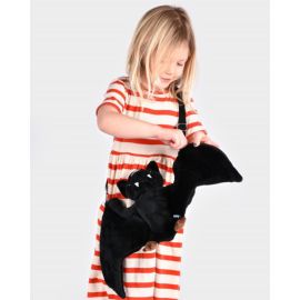 Den Goda Fen - Fledermaus -Tasche mit. 2 Taschen und einstellbares Riemen 50 cm