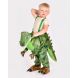 Den Goda Fen-Costume sprung-in Dinosaurier Grün 90x90 cm 3-8 Jahre