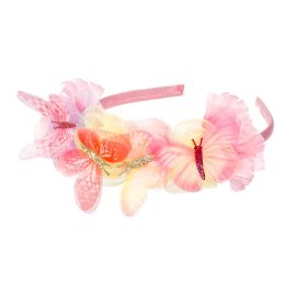 Souza for Kids - Lilyanne Haarreif mit Blumen und Schmetterlingen, rosa