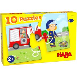 10 Puzzles - Einsatzfahrzeuge - Haba
