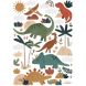 Stickerbogen A3 (29,7 X 42 cm) - Great Dinosaurs Mix - Lilipinso