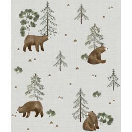 Tapete (50cm x 10m) - Mountain & Bears - Lilipinso