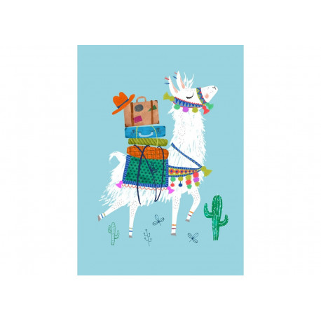 carte postale Rebecca Jones 'Lama' carte postale Rebecca Jones 'Lama'
