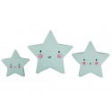 Dekorative Minis 'Mintfarbige Sterne'