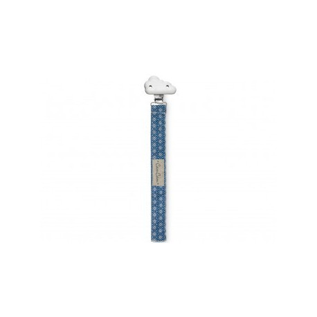 attache-tétine nuage Sashiko