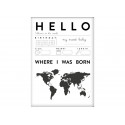 Originelles A4 Poster 'Hello Baby'