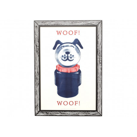 Einzigartiges A3 Poster 'Woof! Woof!' Einzigartiges A3 Poster 'Woof! Woof!'