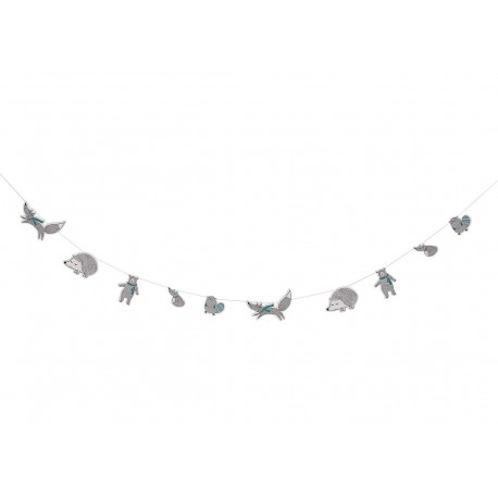 Tierisch coole Papiergirlande (200 cm) Tierisch coole Papiergirlande (200 cm)