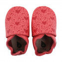 Babyschuhe Soft sole 'Spiced coral heart'