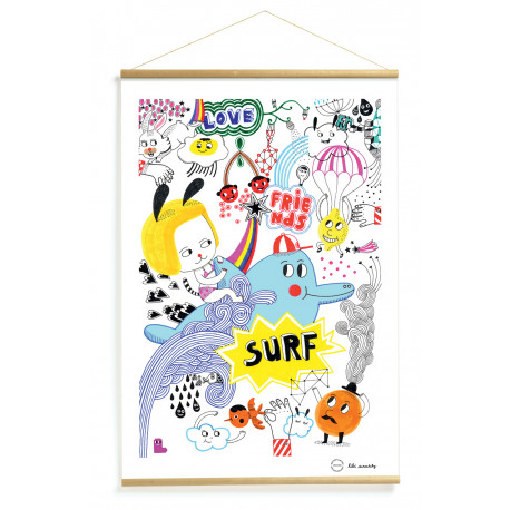 Poster - Surf's party