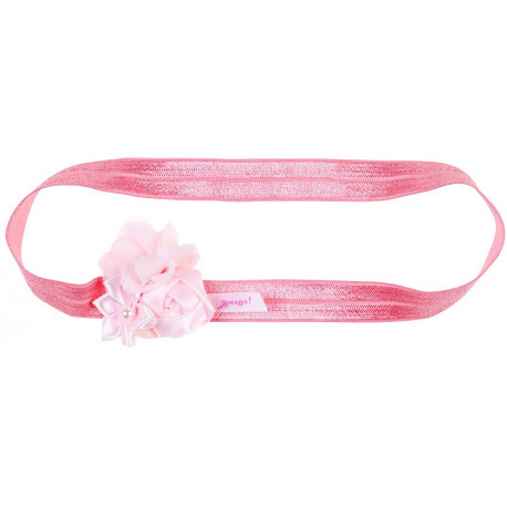 Elastisches rosa Haarband 'Mimi' Elastisches rosa Haarband 'Mimi'