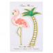 Flamingo Bügelaugnäher