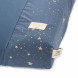 Wickelkissen mit Calma Bezug Gold Stella - Night Blue