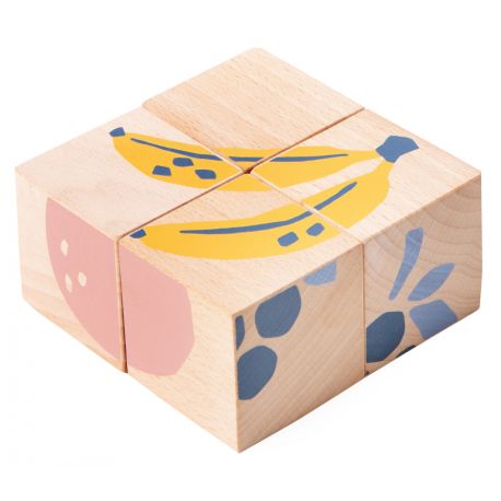Holzbausteine Früchte