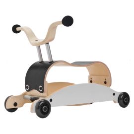 Mini-Flip 3-in-1 Laufwagen Schwarz + Weiß + Schwarz
