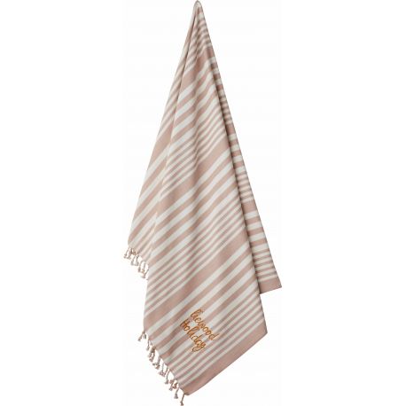 Monroe Strandtuch Y/D Stripe Rose/creme de la creme Monroe Strandtuch Y/D Stripe Rose/creme de la creme