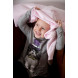 Sommerdecke für Baby aus Bio-Baumwolle 110 x 90 cm Pink