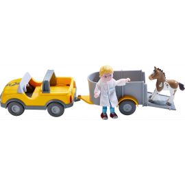 Little Friends Tierarzt-Auto mit Anhänger