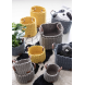 Set mit 2 Körben Korbo yellow - large