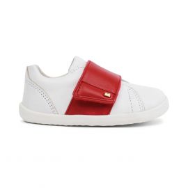 Schuhe Step up - Boston Trainer White + Red - 729906