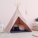 Weiches Sitges Kissen 'Bloom pink'