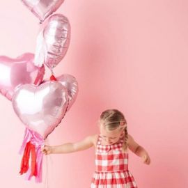 Folienballon rosa Herz