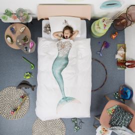 Bildschöne Bettwäsche 'Mermaid' (140x200 cm)