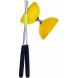 Acrobat Diabolo mit Aluminium Hand Sticks - Gelb